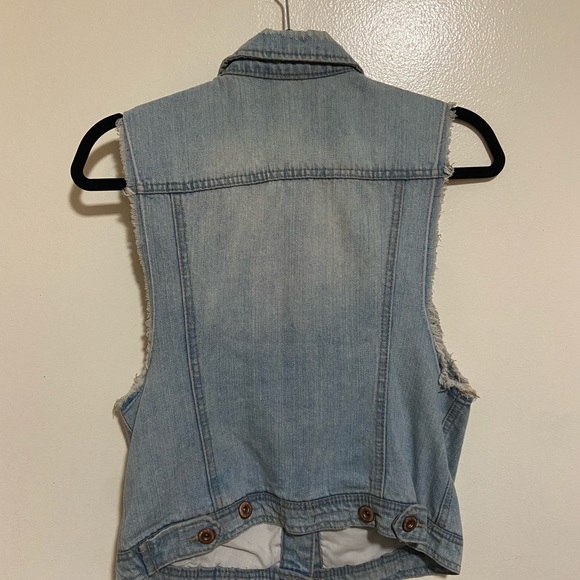 Highway Jeans Distressed Vest - Picture 2 of 3